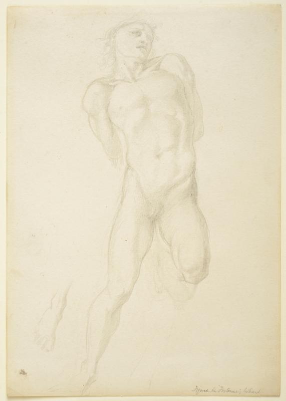 Sketch for Figure in 'Fortune's Wheel'
