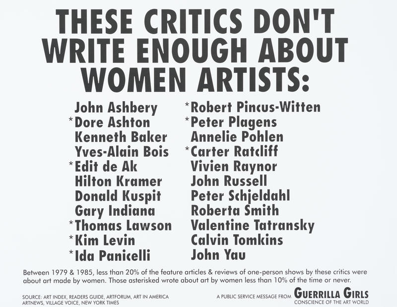 These Critics Don't Write Enough About Women Artists