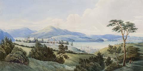 Dunedin from the Town Belt by John Hoyte