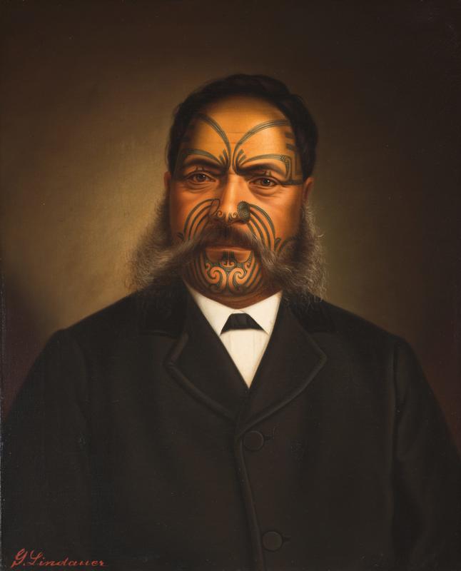 Hori Ngakapa Te Whanaunga by Gottfried Lindauer