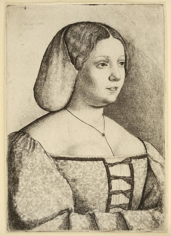 Petrarch's Laura by Wenceslaus Hollar