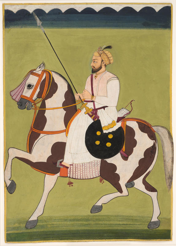 Posthumous Portrait of Raja Man Singh, Kacchwaha rule of Amber by Unknown artist