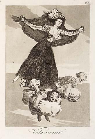 Volaverunt. (They Have Flown) by Francisco de Goya y Lucientes