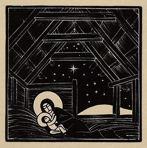 Five Vignettes: Nativity Scenes by Eric Gill