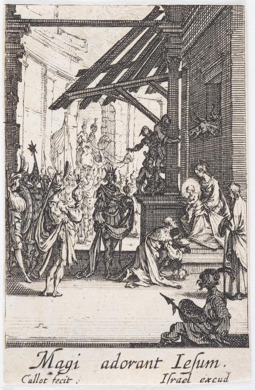 Magi adorant Iesum by Jacques Callot