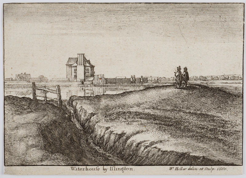 The Waterhouse by Islington by Wenceslaus Hollar