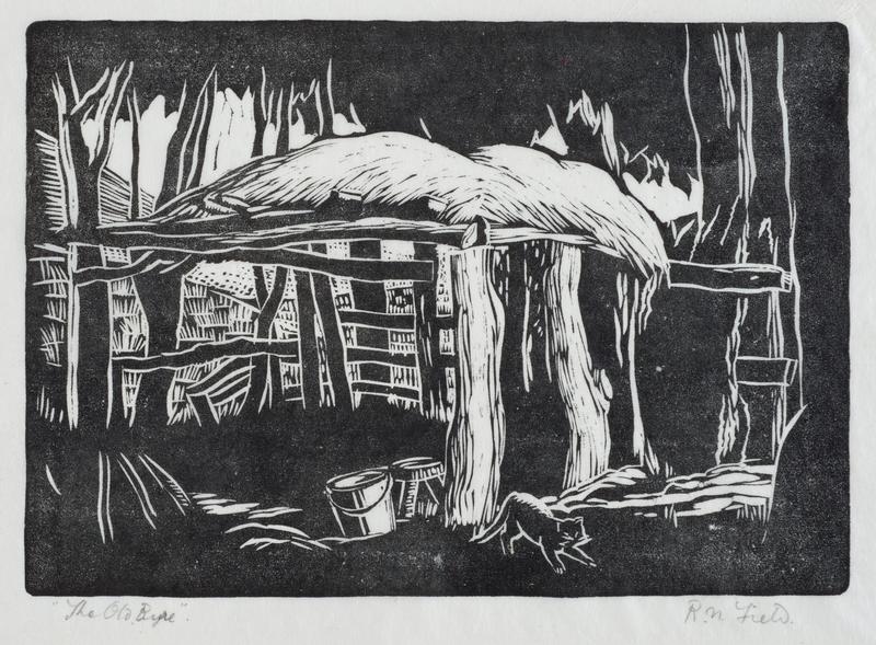 The old byre by Robert N Field