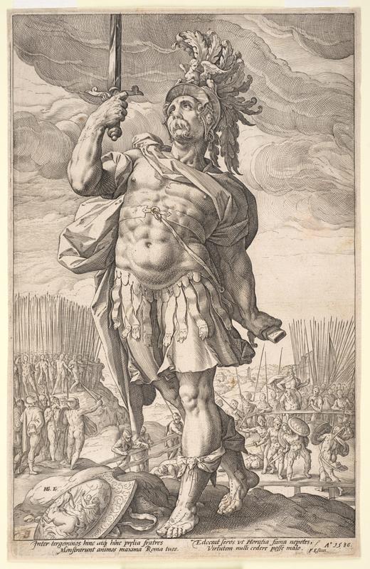 Publius Horatius by Hendrik Goltzius