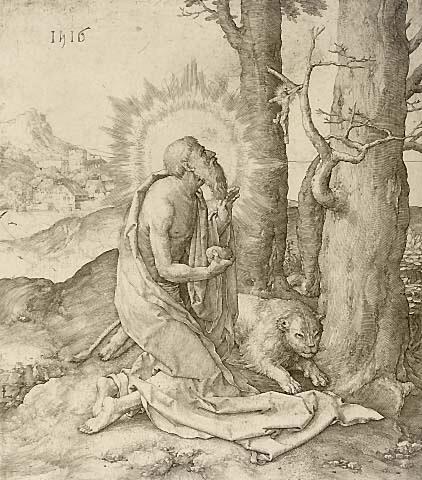 Saint Jerome in the desert