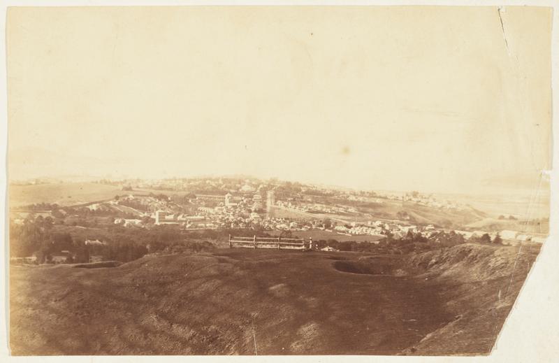 Parnell Road, from Mount Eden, Auckland by John Kinder