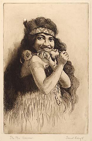 The Poi dancer by Trevor Lloyd