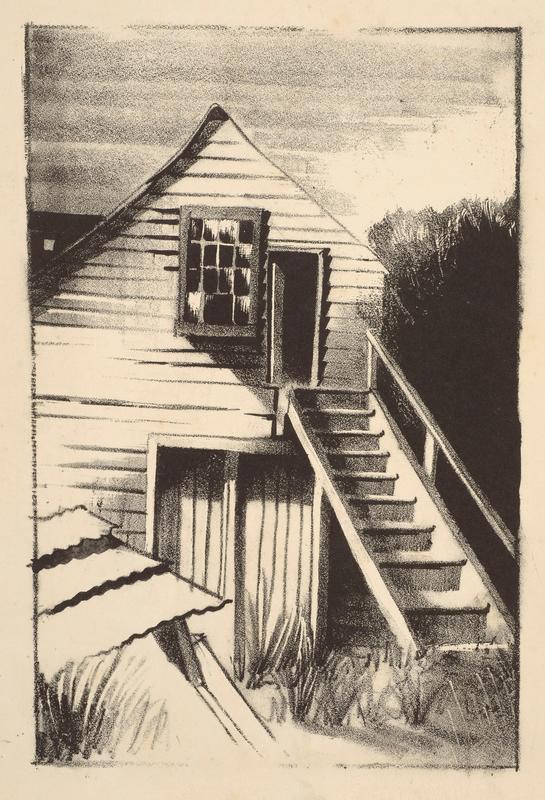 An Old Barn by Peter White