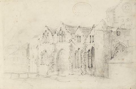 Architectural study by Unknown artist