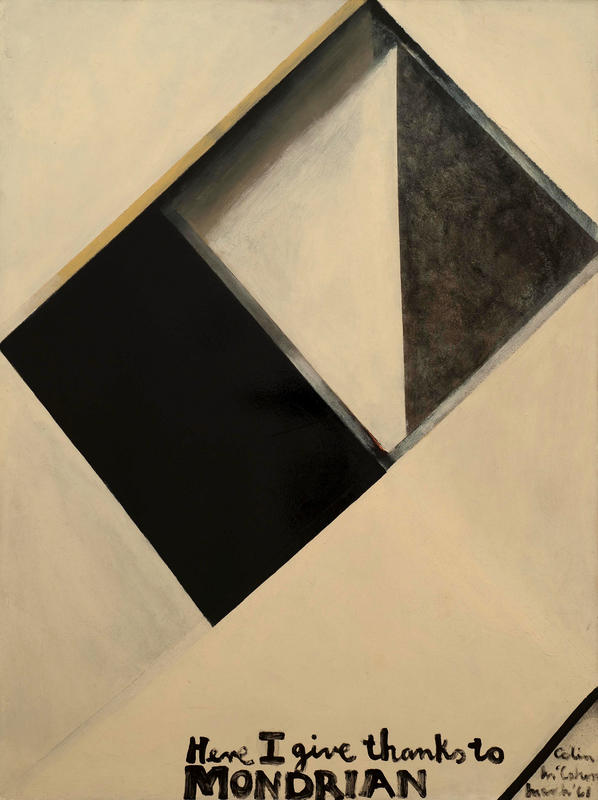 Here I give thanks to Mondrian by Colin McCahon