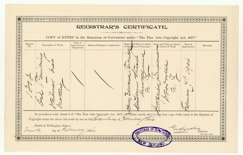 [Copyright Certificate] Oil Painting Wahines Mat Making
