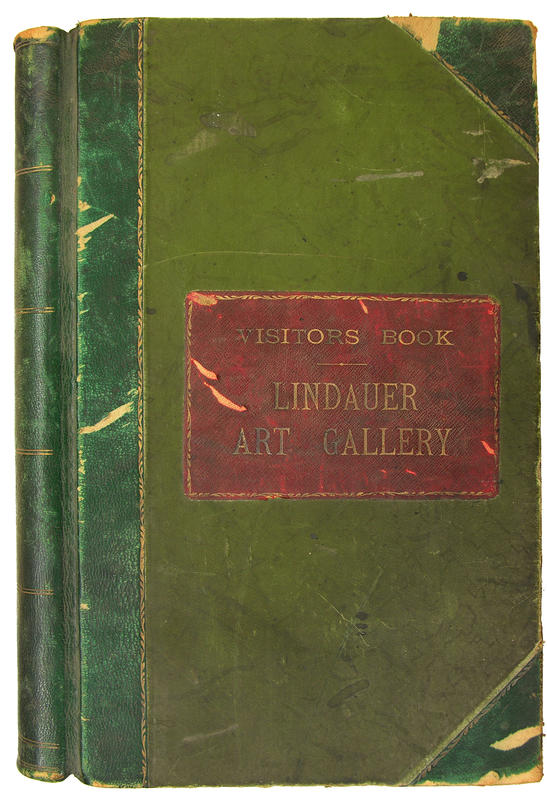 Visitors Book Lindauer Art Gallery [1901-1909]