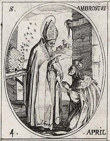 Saint Ambroise by Jacques Callot