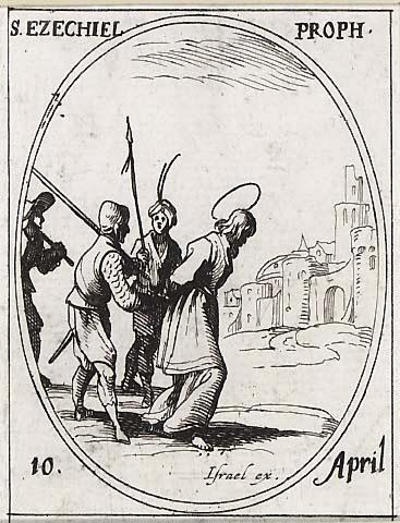 Saint Ezechiel, prophete by Jacques Callot