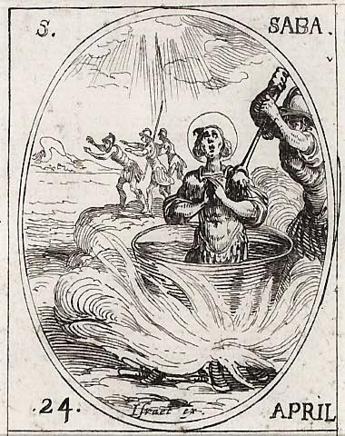 Saint Saba by Jacques Callot