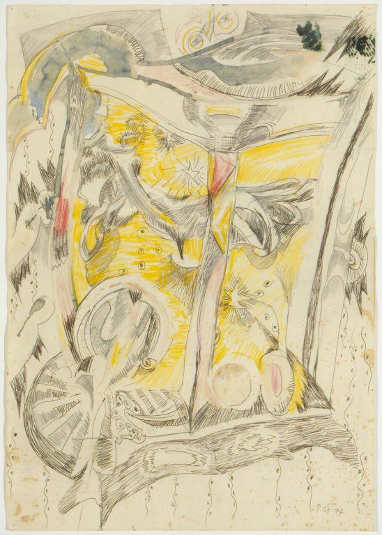 Study For Diptych by Philip Clairmont