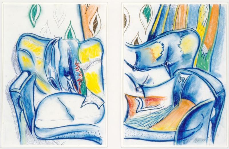 Study For Couch (Sofa Drawing)