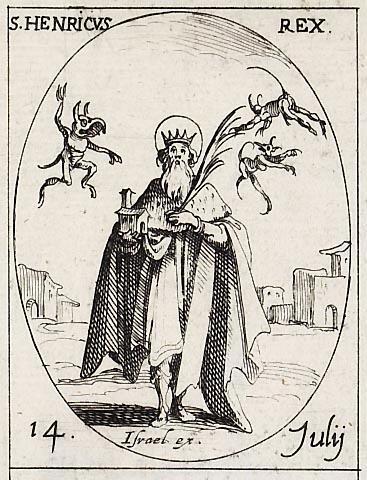 Saint Henri, roi by Jacques Callot