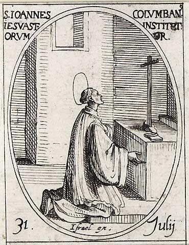 Saint Jean Colombin, instituteur de l'Ordre des Jesuites by Jacques Callot