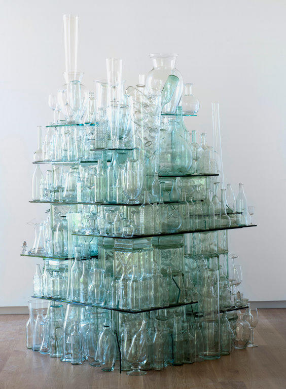 Clear Glass Stack by Tony Cragg