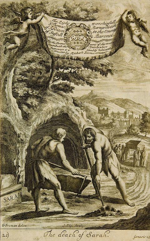 The Death of Sarah. [verso: The Marriage of Isaac]