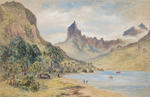 Mount Muaroa [Mou’aroa], Head of Opunuhu [Ōpūnohu] Bay, Moorea [Mo’orea], near Tahiti image item